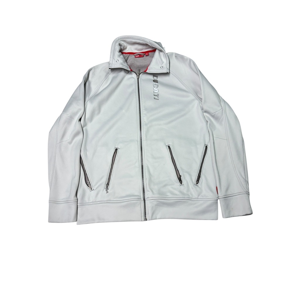 Puma Ducati Motorcycle Track Jacket Full‎ Zip Moto Sportswear Mens Medium
